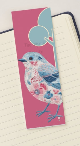 Bookmark: Patchwork Songbird