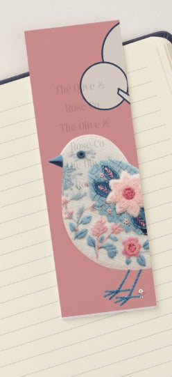 Bookmark: Patchwork Songbird