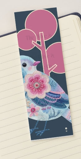 Bookmark: Patchwork Songbird