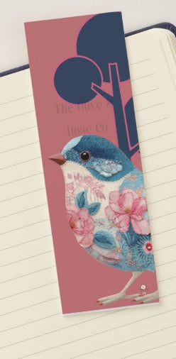 Bookmark: Patchwork Songbird