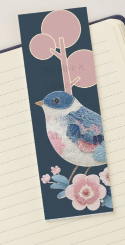Bookmark: Patchwork Songbird
