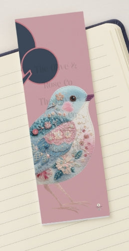 Bookmark: Patchwork Songbird