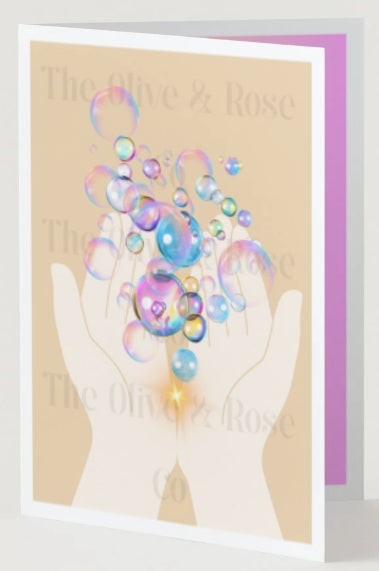 Hands Holding: Bubbles