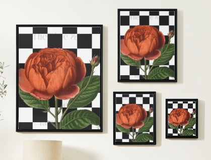 Artwork: Floral Check