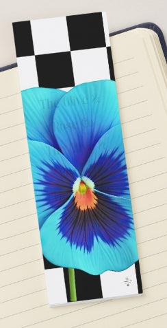 Bookmark: Floral Check