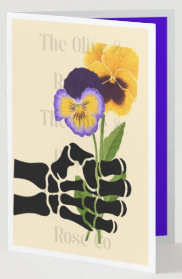 Skeleton Hand: A Flower for You