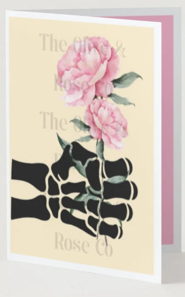 Skeleton Hand: A Flower for You