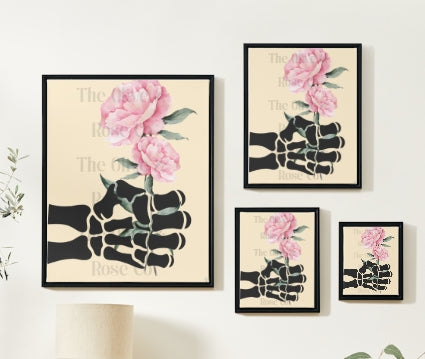 Artwork: Skeleton Hand: A Flower for You