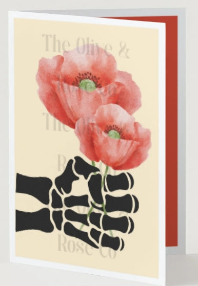 Skeleton Hand: A Flower for You