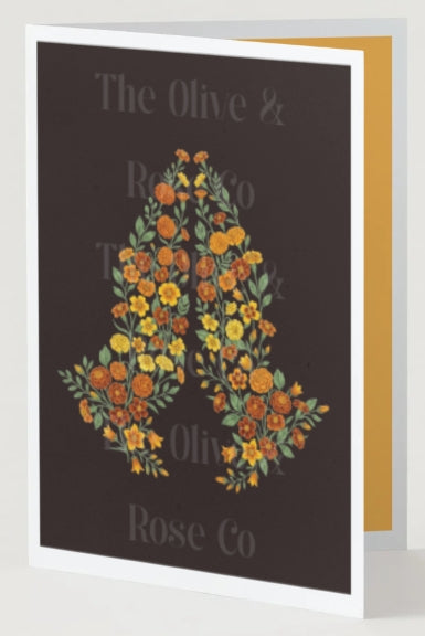 Praying Hands Floral