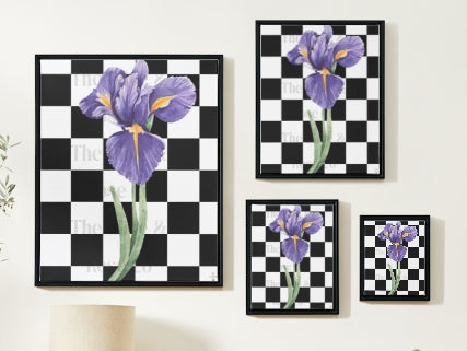 Artwork: Floral Check