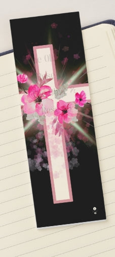 Bookmark: Floral Cross