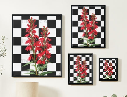 Artwork: Floral Check