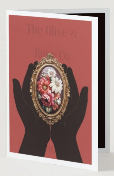 Victorian Brooch Hands Holding