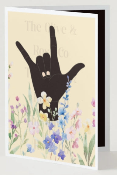 ASL: I Love You Floral