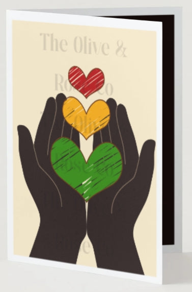 Juneteenth Hands Holding Hearts