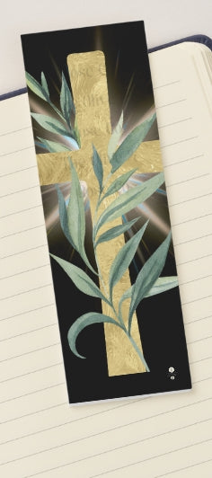 Bookmark: Floral Cross