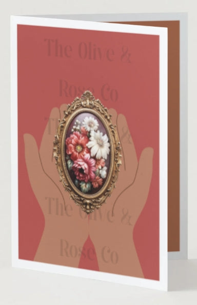 Victorian Brooch Hands Holding