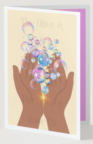 Hands Holding: Bubbles