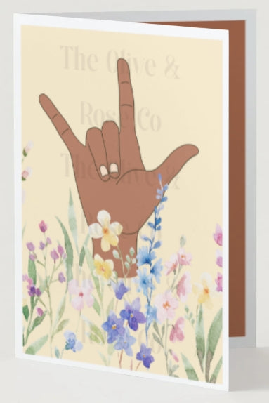 ASL: I Love You Floral