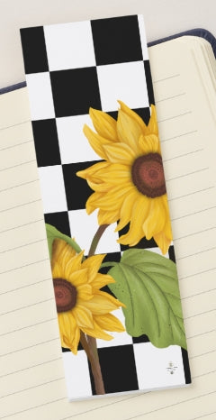 Bookmark: Floral Check