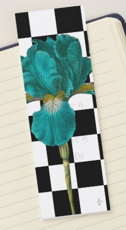 Bookmark: Floral Check