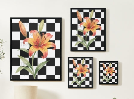 Artwork: Floral Check