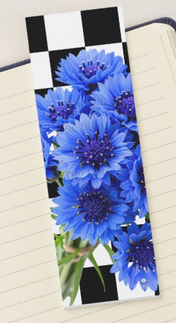 Bookmark: Floral Check