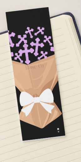Bookmark: Cross Bouquet