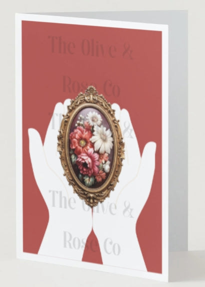 Victorian Brooch Hands Holding