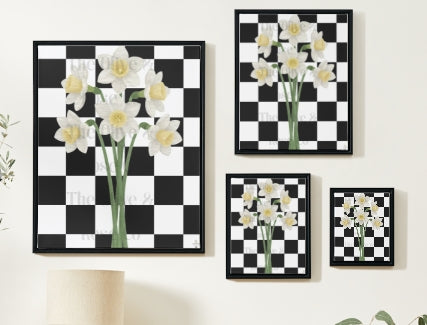 Artwork: Floral Check