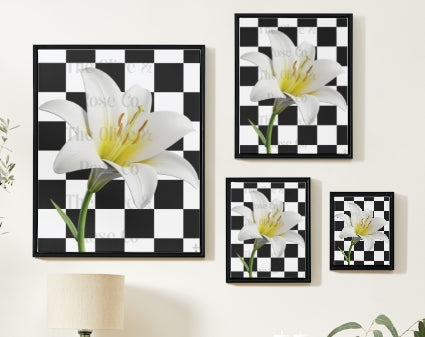 Artwork: Floral Check