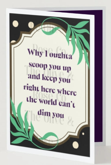 Why I Oughta...