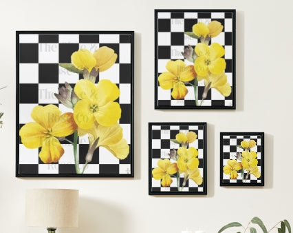 Artwork: Floral Check